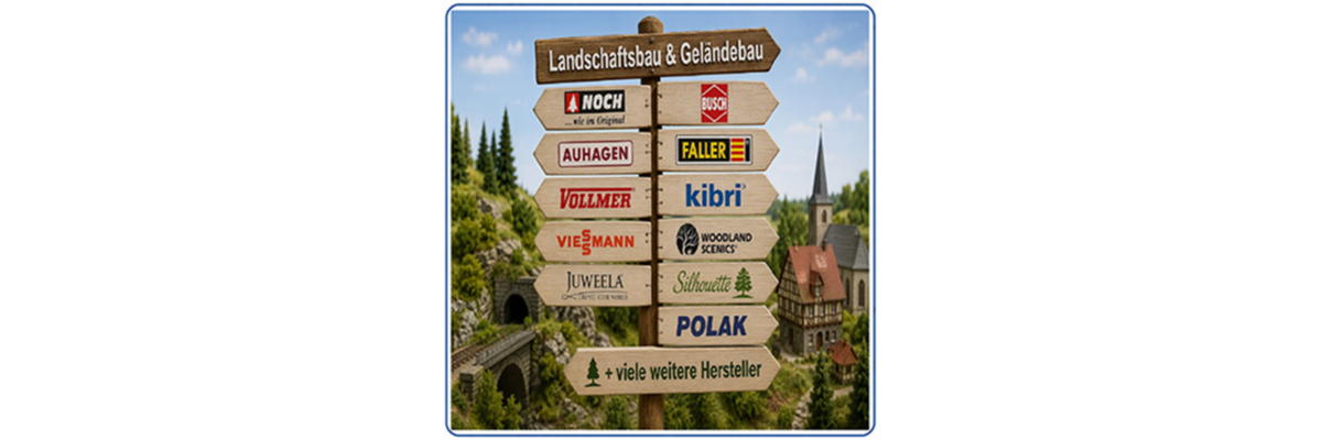 Hersteller – Modellbahn – Landschaftsbau