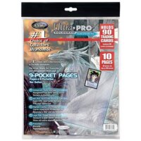 Ultra Pro 81359 9-Pocket Platinum Pages (10)