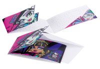 Monster High Einladungskarten 6 Stück