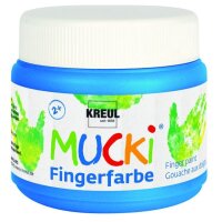 MUCKI  23108 Fingerfarbe Blau 150 ml