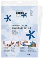 KREUL 42793 Window Color Spezialfolie 3 Blatt DIN A3