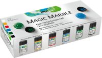 KREUL 73600 Magic Marble Marmorierfarben Set Grundfarben...