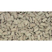 Juweela 28069 Ziegel einzeln, terrakotta dunkel 12.000 St.
