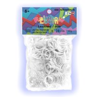 Rainbow Loom - Gummibänder glow 600 St.