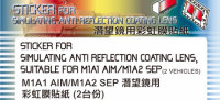 Sticker Anti Reflection for M1A1AAIM/M1a