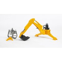 Bruder 02338 Zubehör: Heckbagger mit Greifer