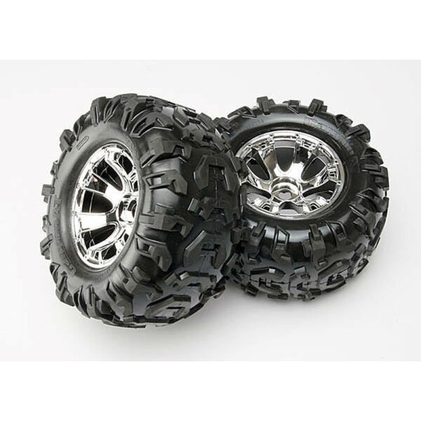 TRAXXAS - TRX5673 - Reifen+Felge montiert 3,8Zoll