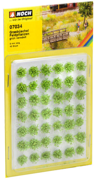 NOCH ( 07034 ) Grasbüschel Mini-Set “Feldpflanzen” G,0,H0,TT,N,Z