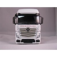 Mercedes-Benz Actros MP4 Gigaspace, Werbeaufdruck Spiel...
