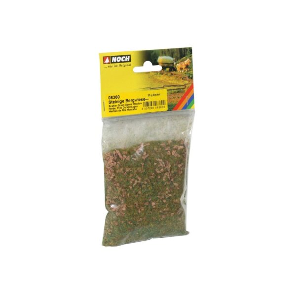 NOCH ( 08360 ) Streugras Steinige Bergwiese, 2,5 mm G,0,H0,H0E,H0M,TT,N,Z
