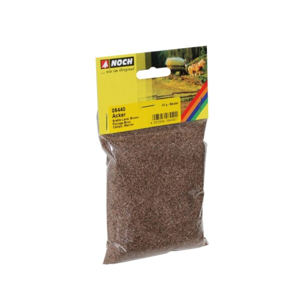 NOCH ( 08440 ) Streumaterial braun G,0,H0,H0E,H0M,TT,N,Z