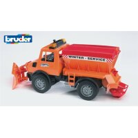Bruder 02572 MB Unimog-Winterdienst mit Räumschild