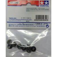TAMIYA 300054642 - M4/4mm Stoppmutter (8) Schwarz elox.