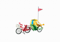 Playmobil 6388 Fahrrad mit Kinderanhänger