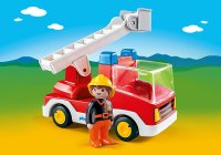 PLAYMOBIL 1.2.3 - 6967 Feuerwehrleiterfahrzeug