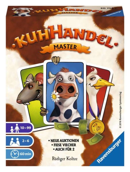 Ravensburger® Kartenspiele - 20752 Kuhhandel Master