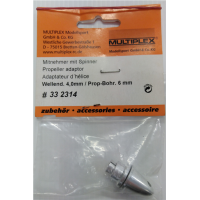 Multiplex 33231 Mitnehmer + Spinner, Wellen-Ø 4 mm