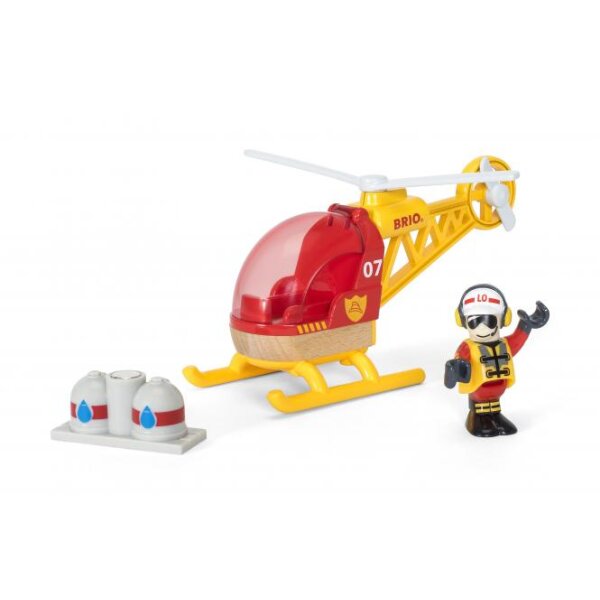 BRIO 33797 Feuerwehr-Hubschrauber