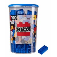 Androni 104118906 Blox 100 blaue 8er Steine in Dose