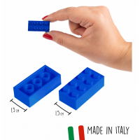 Androni 104118906 Blox 100 blaue 8er Steine in Dose