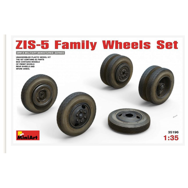MiniArt 35196 - ZIS-5 Family Wheels Set  1:35