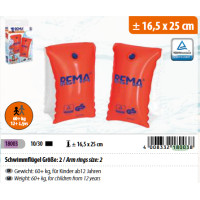 Happy People 18003 BEMA® Schwimmfluegel, orange, Gr. 2