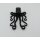 LEGO®  1 STK  Octopus schwarz Krake Tintenfisch Tier Figur