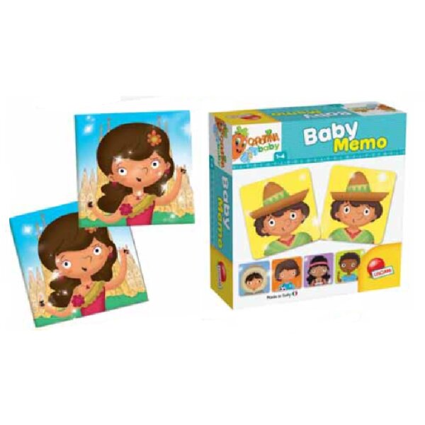 LISCIANI GIOCHI 052318 LERNSPIELE CAROTINA BABY, 1-4 Jahre - Baby Memo