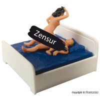 Viessmann 1504 - H0 Sexy Liebespaar im Bett