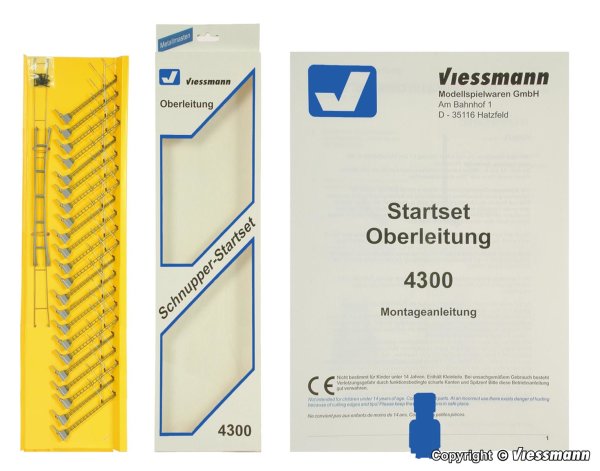 Viessmann 4300 - N Startset-Oberleitung