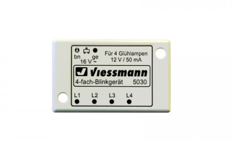 Viessmann 5030 - H0 Vierfach-Blinkgeraet