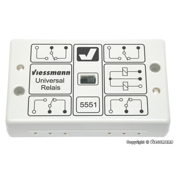 Viessmann 5551 - Universal Relais 1x4UM