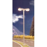 Viessmann 6097 - H0 Straßenleuchte modern, doppelt, 2 LEDs weiß