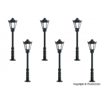 Viessmann 64706 N Parklaterne, LED warmweiß, 5+1