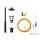 Viessmann 6720 - H0 Bausatz Parklaterne, LED