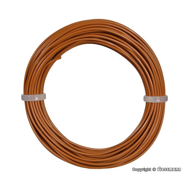 Viessmann 6865 - Kabelring, 0,14 mm², braun,10