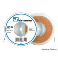 Viessmann 68653 - Kabel 25 m, 0,14 mm², braun