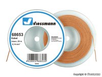 Viessmann 68653 - Kabel 25 m, 0,14 mm², braun