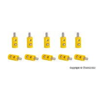 Viessmann 6870 - Querlochstecker gelb, 10 Stück