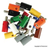 Viessmann 6873 - Querlochstecker braun, 10 Stu