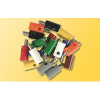 Viessmann 6878 - Querlochstecker weiß, 10 Stue
