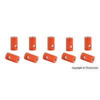 Viessmann 6884 - Muffen orange, 10 Stueck