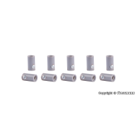 Viessmann 6885 - Muffen grau, 10 Stueck