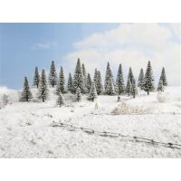 NOCH ( 32828 ) Schneetannen, 25 Stück, 3,5 - 9 cm...