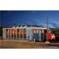 VOLLMER 45765 - H0 E-Lokschuppen mit Türschlid