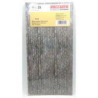VOLLMER 46040 - H0 Mauerplatte Granit, 10 Stk
