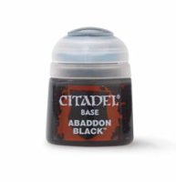 Citadel Base Paint - (21-25) ABADDON BLACK