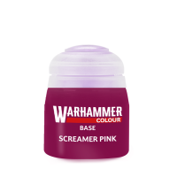 Games Workshop Warhammer Colour Base Paint SCREAMER PINK...