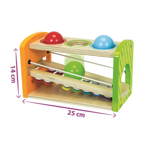 Eichhorn 100002233 Color, Xylophon Klopfbank