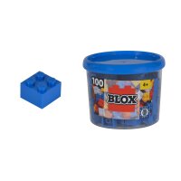Androni 104114112 Blox 100 blaue 4er Steine in Dose